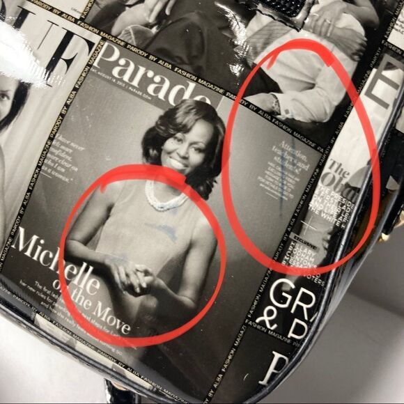 Michelle Obama Magazine Collage Purse - Picture 10 of 10
